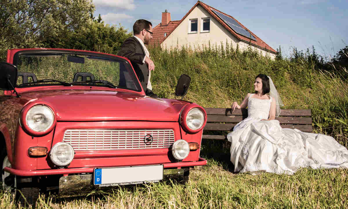 TRABANT KÜBEL mieten - für Ihre Hochzeit oder JGA in Dresden