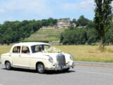Mercedes Ponton Oldtimer Mercedes an den Elschlössern