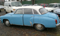 Wartburg 311 mit Faltdach Wartburg vor der Restauration